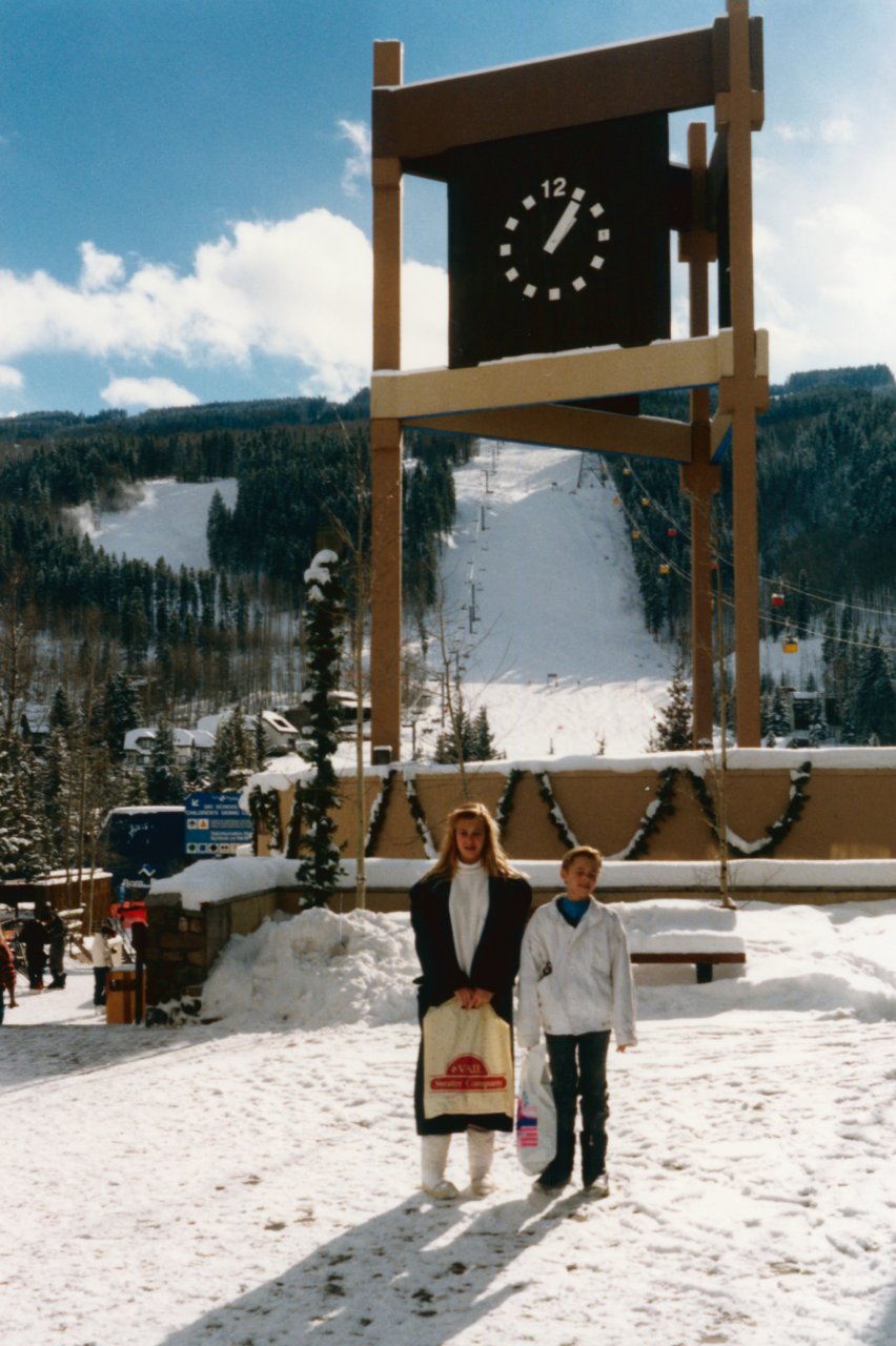 AMJD vail ski trip 1988